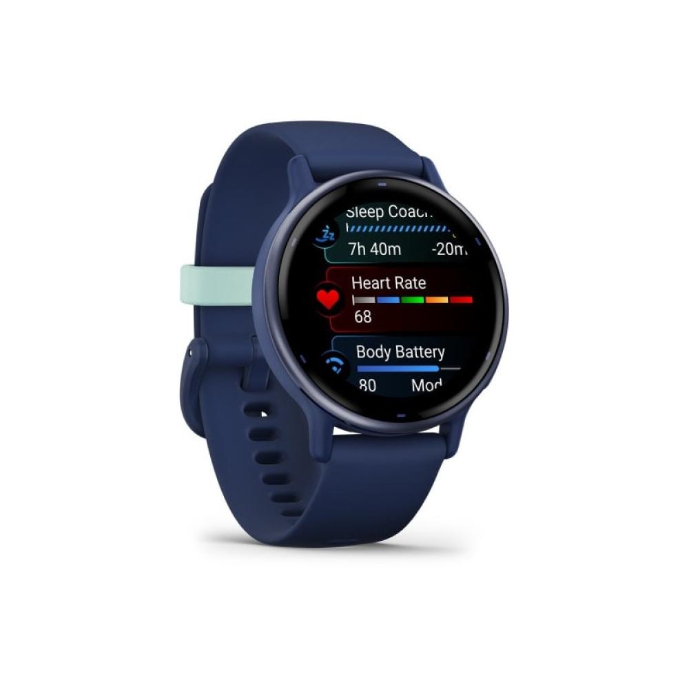 Garmin - Vivoactive 5 3,05 cm (1.2") AMOLED 42 mm Digital 390 x 390 Pixeles Pantalla táctil Azul Wifi GPS (satélite)