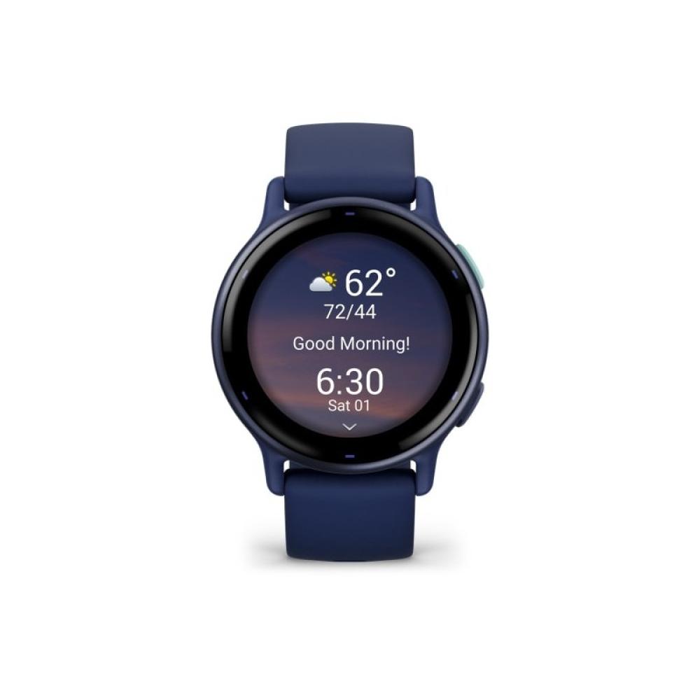 Garmin - Vivoactive 5 3,05 cm (1.2") AMOLED 42 mm Digital 390 x 390 Pixeles Pantalla táctil Azul Wifi GPS (satélite)
