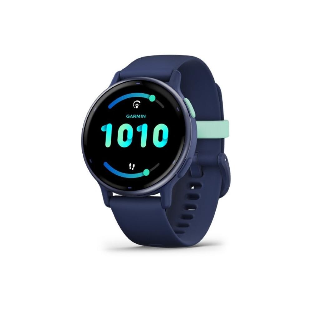 Garmin - Vivoactive 5 3,05 cm (1.2") AMOLED 42 mm Digital 390 x 390 Pixeles Pantalla táctil Azul Wifi GPS (satélite)