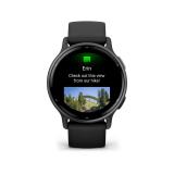 Garmin - Vivoactive 5 3,05 cm (1.2") AMOLED 42 mm Digital 390 x 390 Pixeles Pantalla táctil Negro Wifi GPS (satélite)