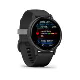 Garmin - Vivoactive 5 3,05 cm (1.2") AMOLED 42 mm Digital 390 x 390 Pixeles Pantalla táctil Negro Wifi GPS (satélite)