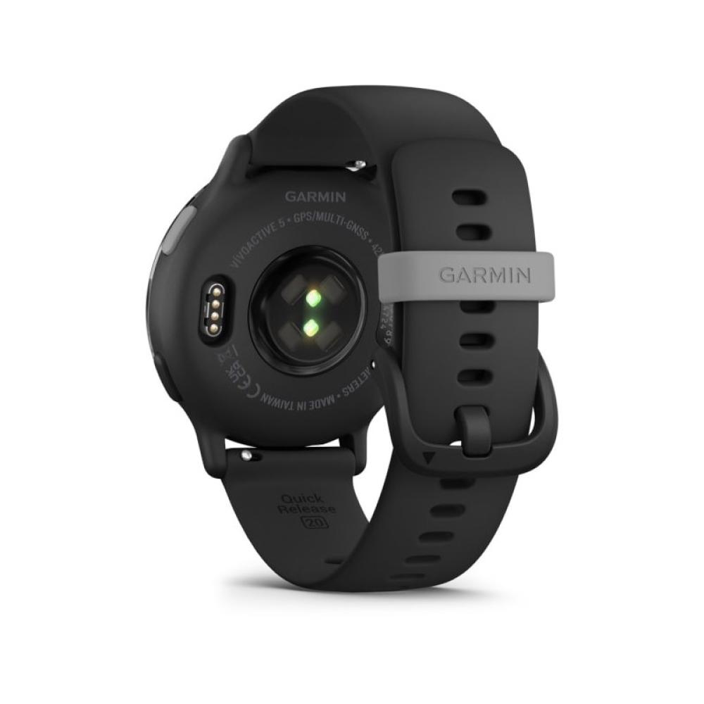 Garmin - Vivoactive 5 3,05 cm (1.2") AMOLED 42 mm Digital 390 x 390 Pixeles Pantalla táctil Negro Wifi GPS (satélite)