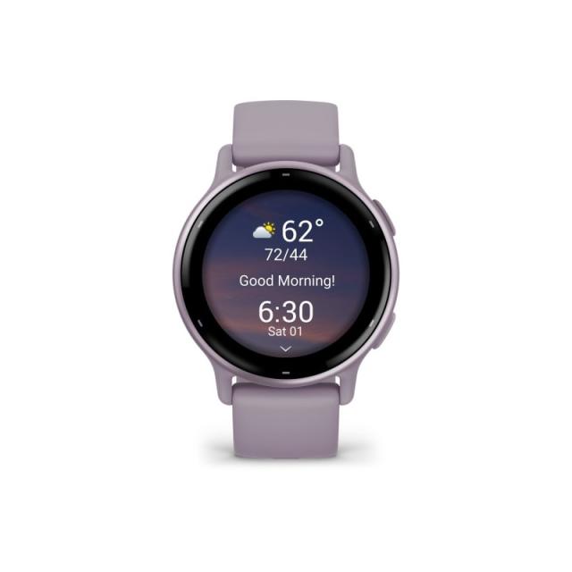 Garmin - Vivoactive 5 3,05 cm (1.2") AMOLED Digital 390 x 390 Pixeles Pantalla táctil Violeta Wifi GPS (satélite)