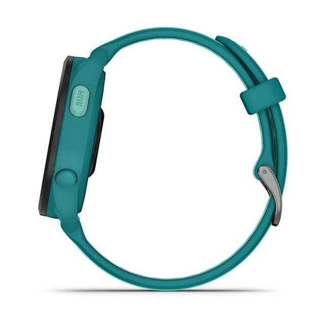 Garmin - Forerunner 165 Music 3,05 cm (1.2") AMOLED 43 mm Digital 390 x 390 Pixeles Pantalla táctil Turquesa GPS (satélite)