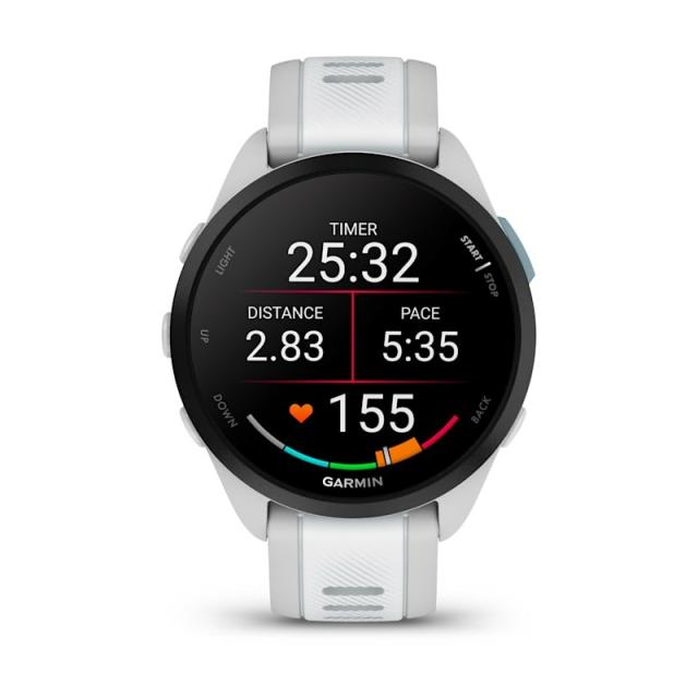 Garmin - Forerunner 165 Music 3,05 cm (1.2") AMOLED 43 mm Digital 390 x 390 Pixeles Pantalla táctil Gris GPS (satélite)
