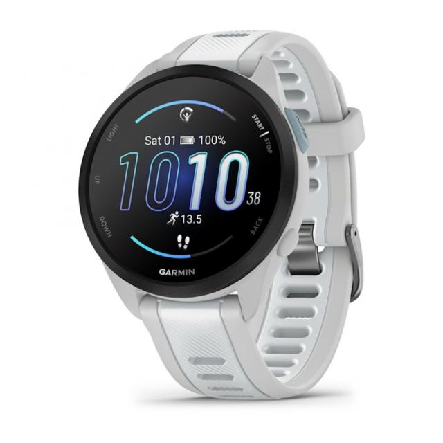 Garmin - Forerunner 165 Music 3,05 cm (1.2") AMOLED 43 mm Digital 390 x 390 Pixeles Pantalla táctil Gris GPS (satélite)