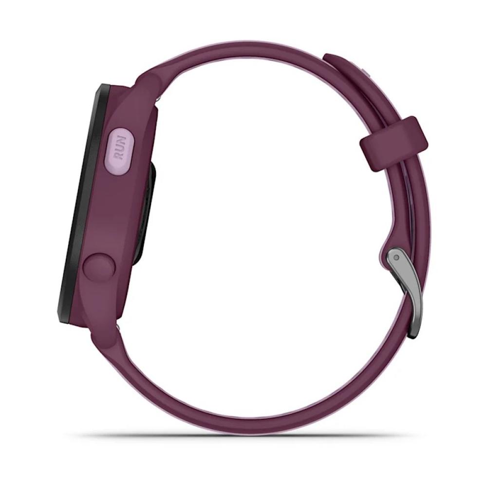 Garmin - Forerunner 165 Music 3,05 cm (1.2") AMOLED 43 mm Digital 390 x 390 Pixeles Pantalla táctil Púrpura GPS (satélite)