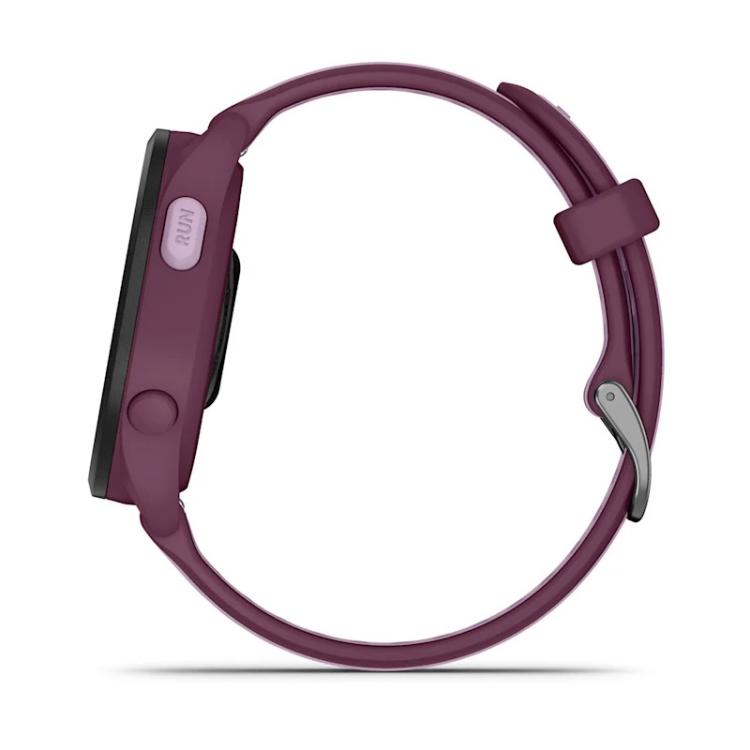 Garmin - Forerunner 165 Music 3,05 cm (1.2") AMOLED 43 mm Digital 390 x 390 Pixeles Pantalla táctil Púrpura GPS (satélite)