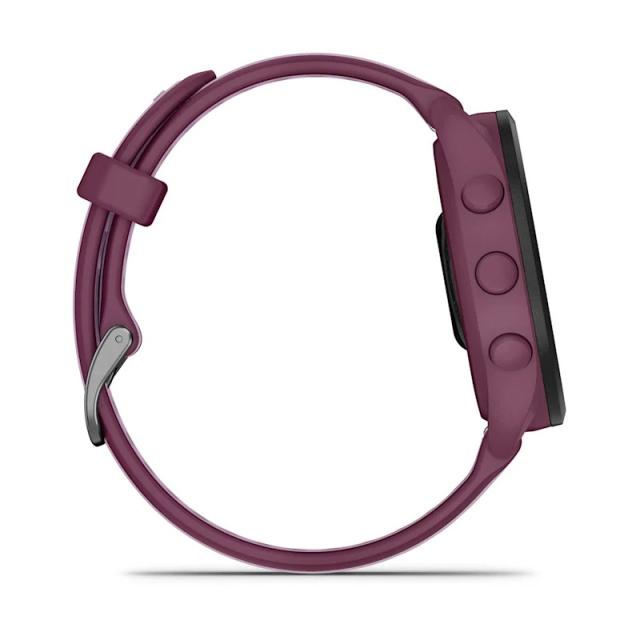 Garmin - Forerunner 165 Music 3,05 cm (1.2") AMOLED 43 mm Digital 390 x 390 Pixeles Pantalla táctil Púrpura GPS (satélite)