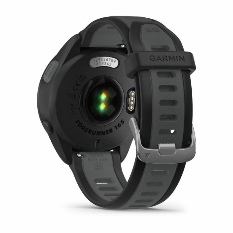 Garmin - Forerunner 165 Music 3,05 cm (1.2") AMOLED 43 mm Digital 390 x 390 Pixeles Pantalla táctil Negro GPS (satélite)