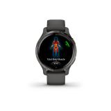 Garmin - Venu 2S 2,79 cm (1.1") AMOLED 40 mm Digital 360 x 360 Pixeles Pantalla táctil Grafito Wifi GPS (satélite)