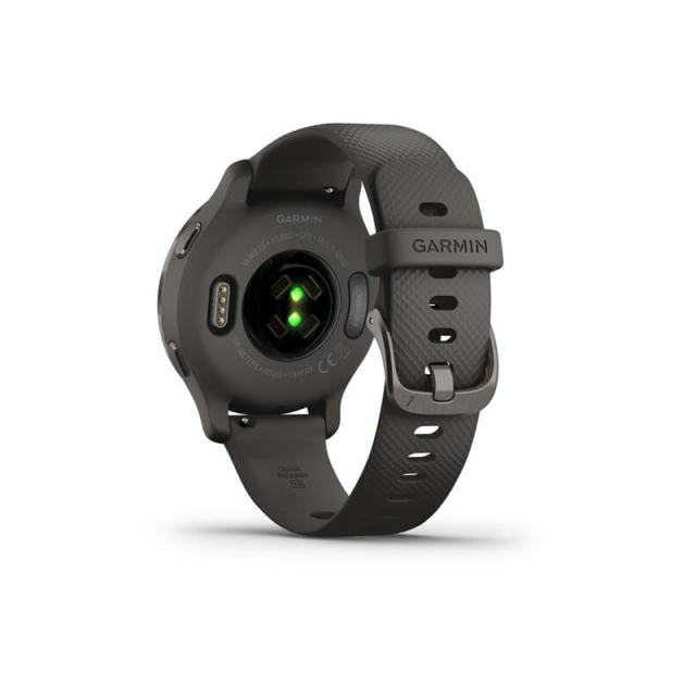 Garmin - Venu 2S 2,79 cm (1.1") AMOLED 40 mm Digital 360 x 360 Pixeles Pantalla táctil Grafito Wifi GPS (satélite)
