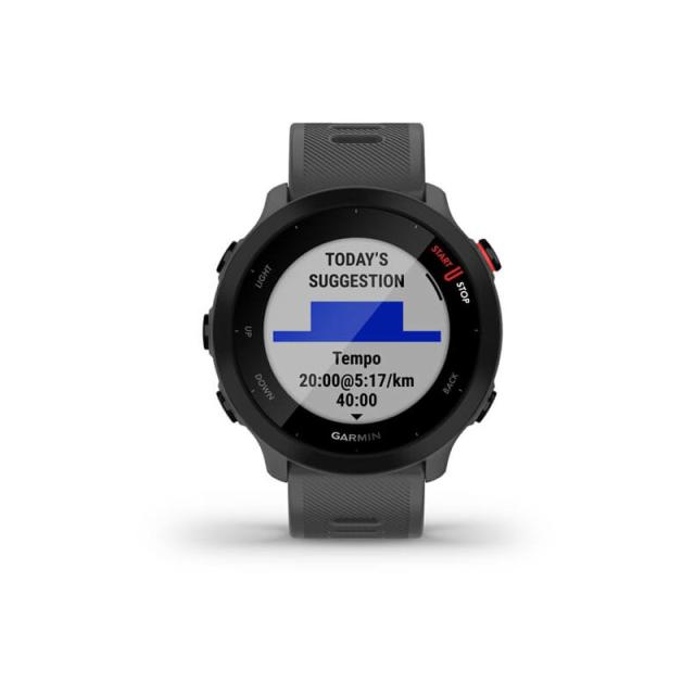 Garmin - Forerunner 55 MIP 42 mm Digital 208 x 208 Pixeles Pantalla táctil Gris GPS (satélite)