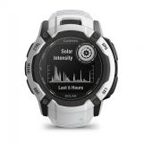 Garmin - Instinct 2X Solar 2,79 cm (1.1") MIP 50 mm Digital 176 x 176 Pixeles Pantalla táctil Blanco GPS (satélite)