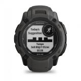 Garmin - Instinct 2X Solar 2,79 cm (1.1") MIP 50 mm Digital 176 x 176 Pixeles Pantalla táctil Grafito GPS (satélite)