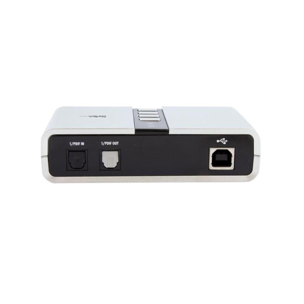 StarTech.com - Tarjeta de Sonido 7,1 USB Externa Adaptador Conversor puerto SPDIF Audio Digital Óptico