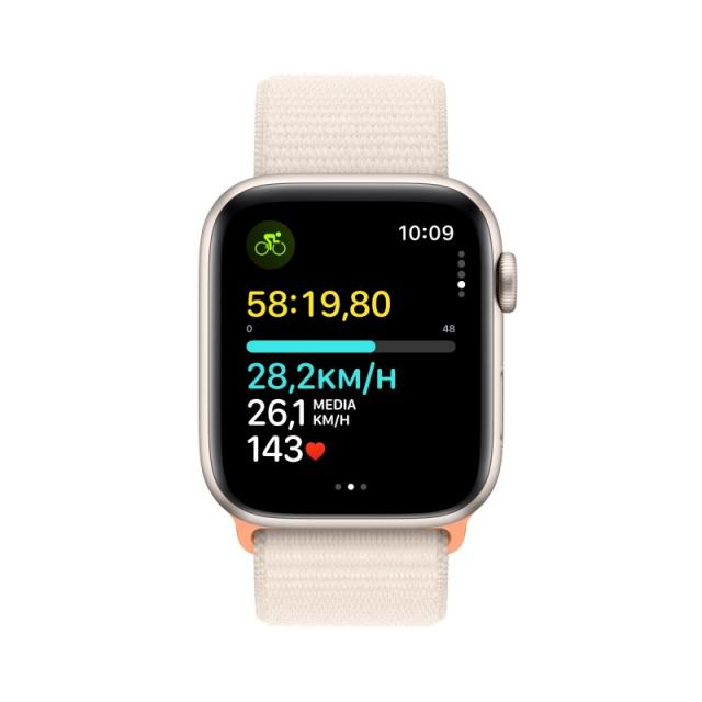 Apple - Watch SE OLED 44 mm Digital 368 x 448 Pixeles Pantalla táctil Beige Wifi GPS (satélite)