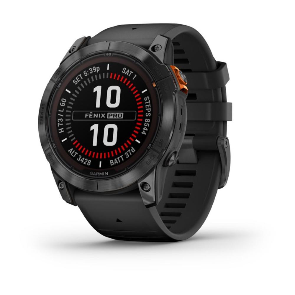 Garmin - fenix 7X Pro 3,56 cm (1.4") MIP 51 mm Digital 280 x 280 Pixeles Pantalla táctil Gris Wifi GPS (satélite)