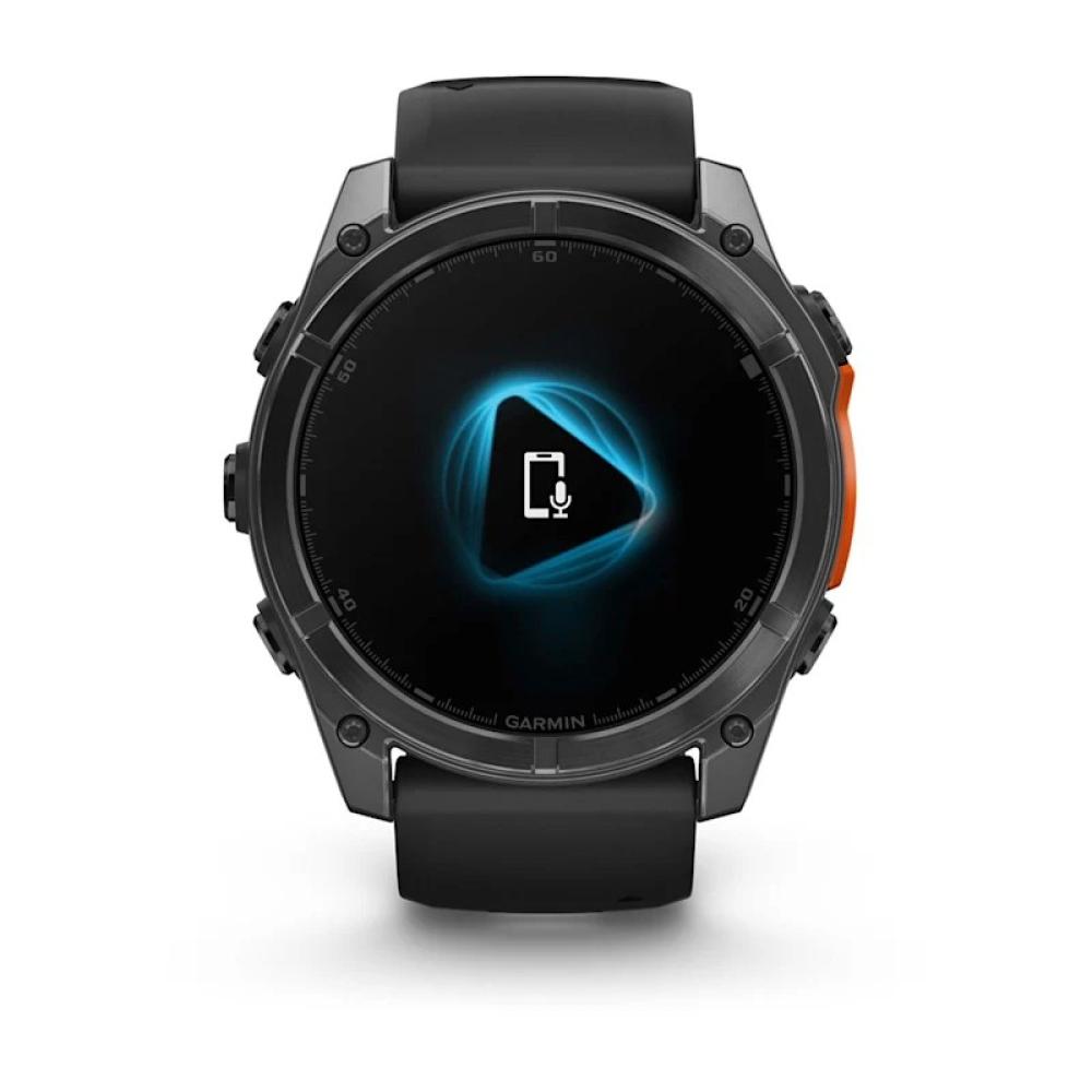 Garmin - Fenix 8 3,56 cm (1.4") AMOLED 51 mm Digital 454 x 454 Pixeles Pantalla táctil Gris Wifi GPS (satélite)
