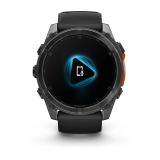Garmin - Fenix 8 3,56 cm (1.4") AMOLED 51 mm Digital 454 x 454 Pixeles Pantalla táctil Gris Wifi GPS (satélite)