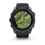 Garmin - Fenix 8 3,56 cm (1.4") AMOLED 51 mm Digital 454 x 454 Pixeles Pantalla táctil Gris Wifi GPS (satélite)