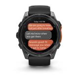 Garmin - Fenix 8 3,56 cm (1.4") AMOLED 51 mm Digital 454 x 454 Pixeles Pantalla táctil Gris Wifi GPS (satélite)