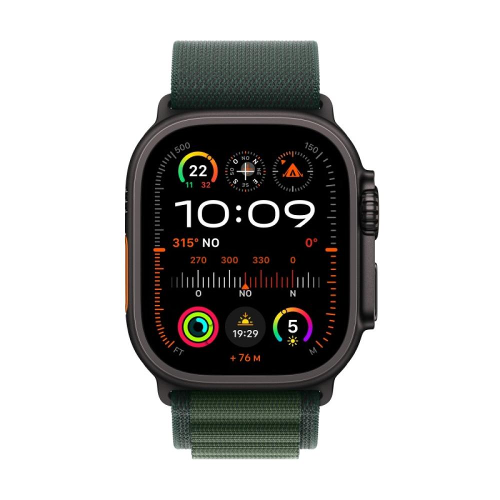 Apple - Watch Ultra 2 OLED 49 mm Digital 410 x 502 Pixeles Pantalla táctil 4G Negro Wifi GPS (satélite) - MX4R3TY/A