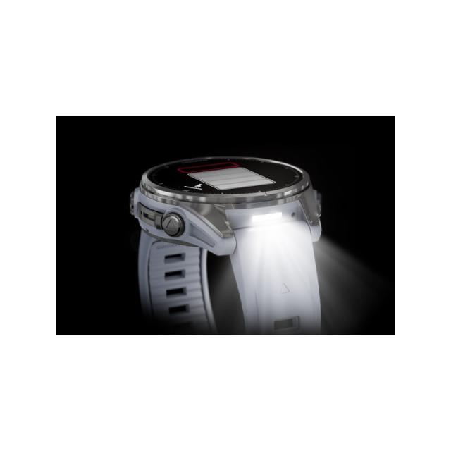 Garmin - Fenix 8 3,3 cm (1.3") AMOLED 43 mm Digital 416 x 416 Pixeles Pantalla táctil Plata Wifi GPS (satélite)