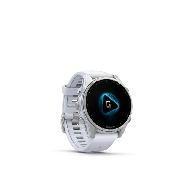 Garmin - Fenix 8 3,3 cm (1.3") AMOLED 43 mm Digital 416 x 416 Pixeles Pantalla táctil Plata Wifi GPS (satélite)