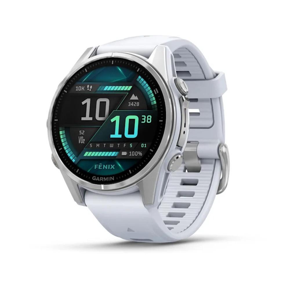 Garmin - Fenix 8 3,3 cm (1.3") AMOLED 43 mm Digital 416 x 416 Pixeles Pantalla táctil Plata Wifi GPS (satélite)