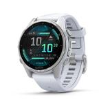 Garmin - Fenix 8 3,3 cm (1.3") AMOLED 43 mm Digital 416 x 416 Pixeles Pantalla táctil Plata Wifi GPS (satélite)
