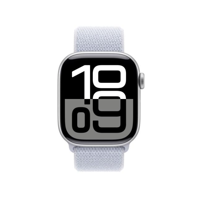 Apple - Watch Series 10 OLED 42 mm Digital 374 x 446 Pixeles Pantalla táctil 4G Plata Wifi GPS (satélite) - MWX53QL/A