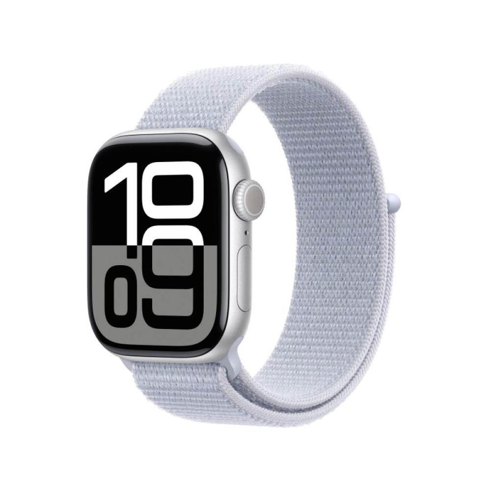 Apple - Watch Series 10 OLED 42 mm Digital 374 x 446 Pixeles Pantalla táctil 4G Plata Wifi GPS (satélite) - MWX53QL/A