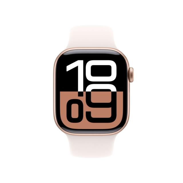 Apple - Watch Series 10 OLED 42 mm Digital 374 x 446 Pixeles Pantalla táctil 4G Oro rosa Wifi GPS (satélite)