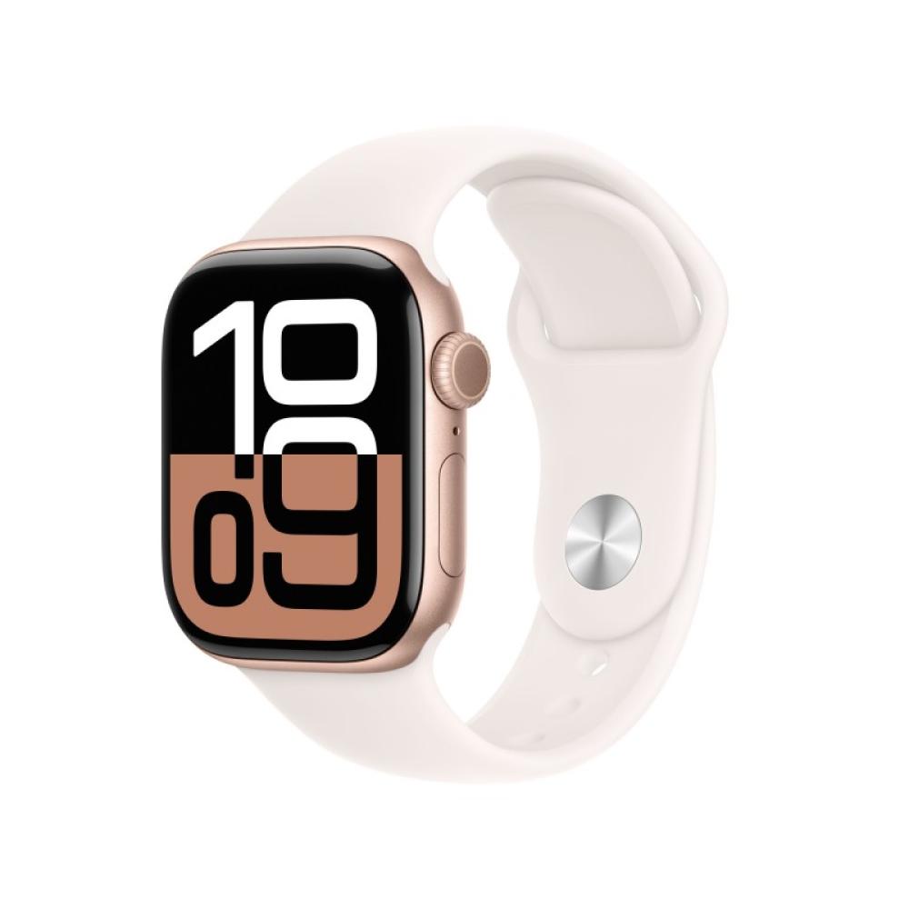 Apple - Watch Series 10 OLED 42 mm Digital 374 x 446 Pixeles Pantalla táctil 4G Oro rosa Wifi GPS (satélite)