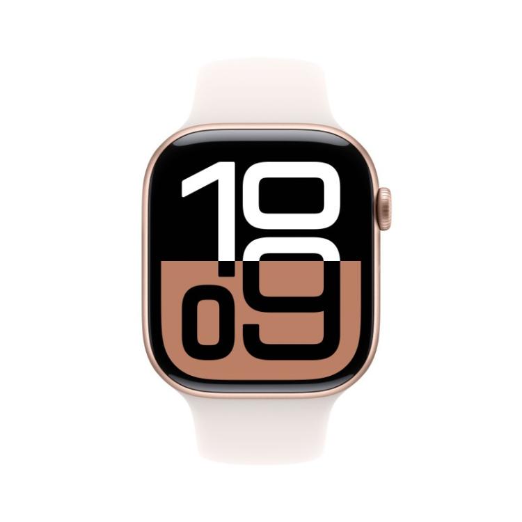 Apple - Watch Series 10 OLED 46 mm Digital 416 x 496 Pixeles Pantalla táctil 4G Oro rosa Wifi GPS (satélite) - MWY63QL/A
