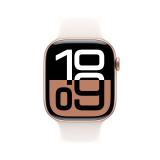 Apple - Watch Series 10 OLED 46 mm Digital 416 x 496 Pixeles Pantalla táctil 4G Oro rosa Wifi GPS (satélite) - MWY63QL/A