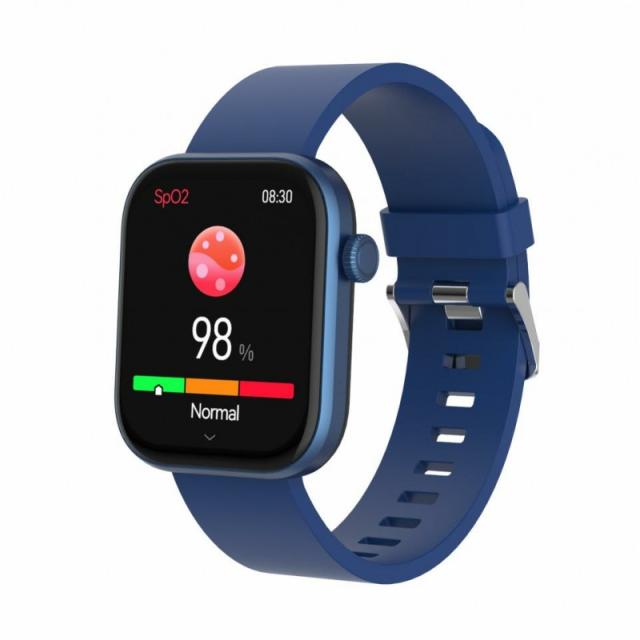 Denver - SWC-185BU Relojes inteligentes y deportivos 4,7 cm (1.85") AMOLED Digital 390 x 450 Pixeles Pantalla táctil Azul