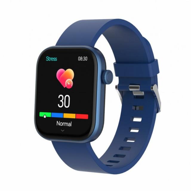 Denver - SWC-185BU Relojes inteligentes y deportivos 4,7 cm (1.85") AMOLED Digital 390 x 450 Pixeles Pantalla táctil Azul