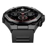 Ksix - Smartwatch Titanium, Pantalla AMOLED 1,43", 2 correas, Aut. 5 días, Modos deporte y salud, Llamadas, Asistentes voz, Negr