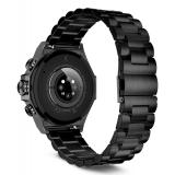 Ksix - Smartwatch Titanium, Pantalla AMOLED 1,43", 2 correas, Aut. 5 días, Modos deporte y salud, Llamadas, Asistentes voz, Negr