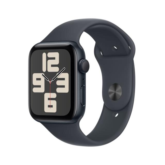 Apple - Watch SE OLED 44 mm Digital 368 x 448 Pixeles Pantalla táctil Negro Wifi GPS (satélite)