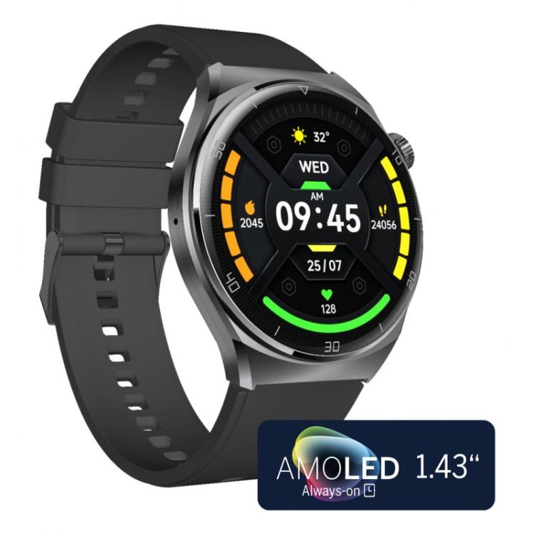 Beafon - 401 3,63 cm (1.43") AMOLED Plata GPS (satélite)