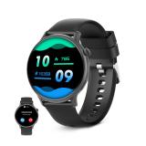 Ksix - Smartwatch Core 2, Pantalla AMOLED 1,43", Aut. 5 días, Modos deporte y salud, Llamadas, Asistentes de voz, Negro
