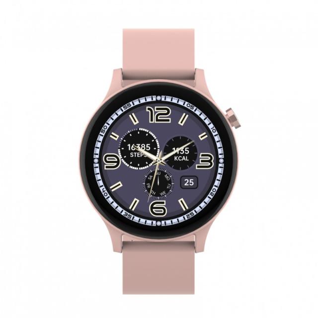 Denver - SWC-338RO Relojes inteligentes y deportivos 3,51 cm (1.38") TFT 44.6 mm Digital 240 x 240 Pixeles Pantalla táctil Rosa