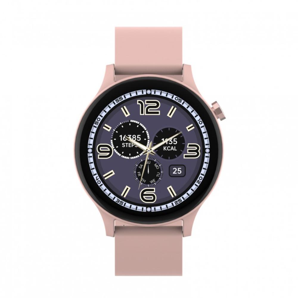 Denver - SWC-338RO Relojes inteligentes y deportivos 3,51 cm (1.38") TFT 44.6 mm Digital 240 x 240 Pixeles Pantalla táctil Rosa