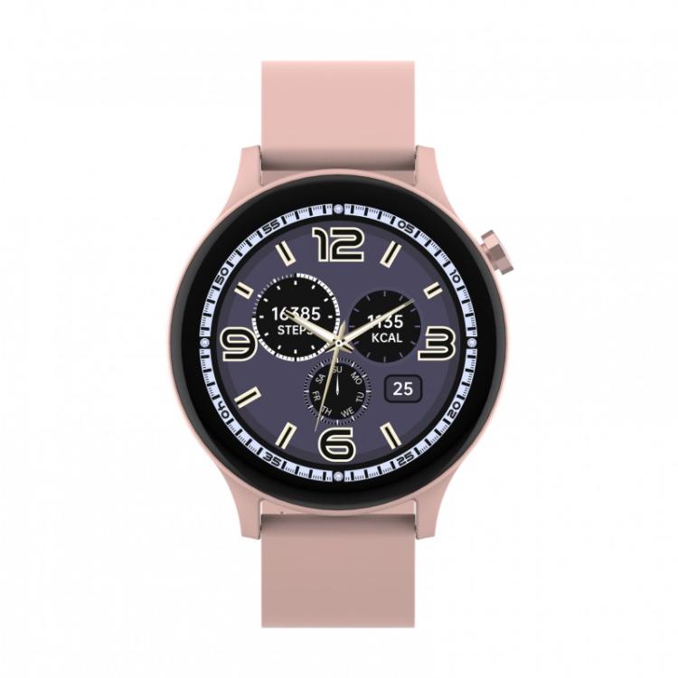 Denver - SWC-338RO Relojes inteligentes y deportivos 3,51 cm (1.38") TFT 44.6 mm Digital 240 x 240 Pixeles Pantalla táctil Rosa