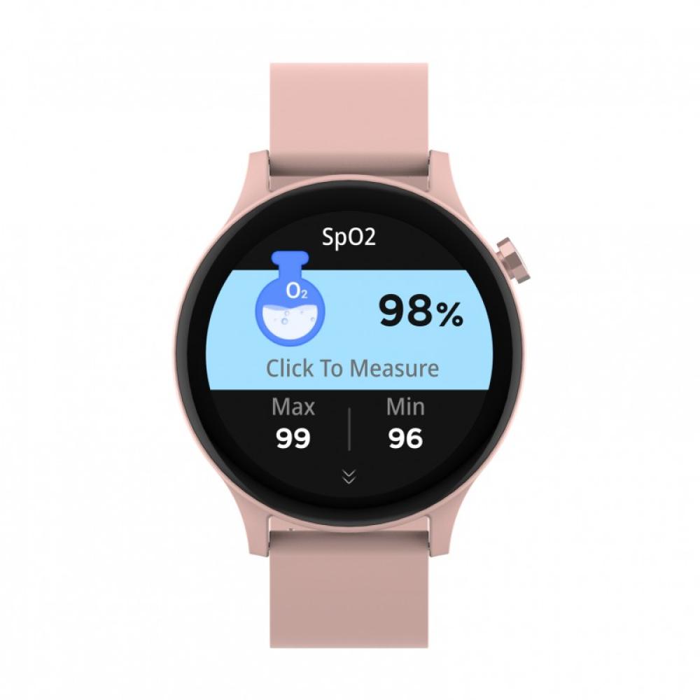 Denver - SWC-338RO Relojes inteligentes y deportivos 3,51 cm (1.38") TFT 44.6 mm Digital 240 x 240 Pixeles Pantalla táctil Rosa