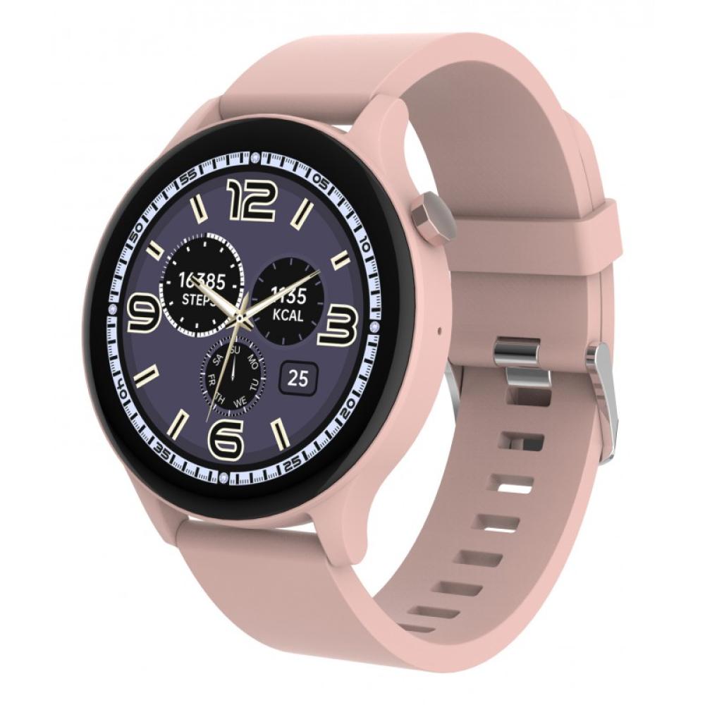 Denver - SWC-338RO Relojes inteligentes y deportivos 3,51 cm (1.38") TFT 44.6 mm Digital 240 x 240 Pixeles Pantalla táctil Rosa