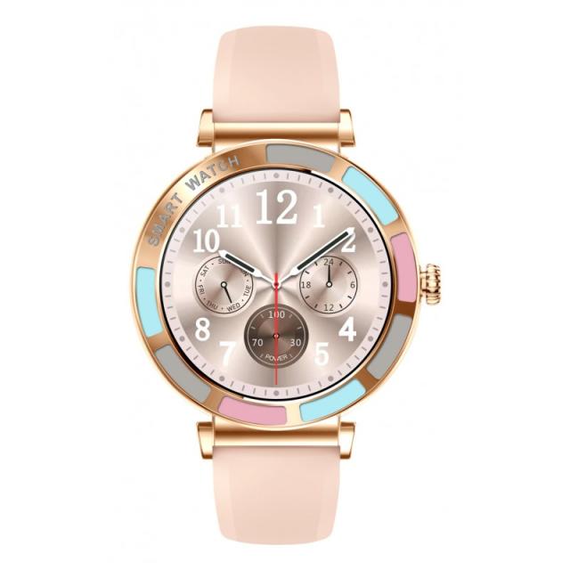 Trevi - T-FIT 245 L 3,23 cm (1.27") IPS 41 mm Digital Pantalla táctil Rosa